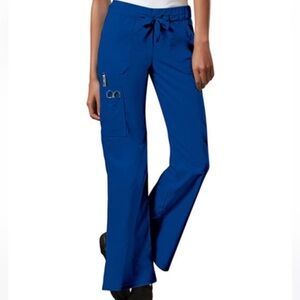 Cherokee Workwear Core Stretch Women's Navy Blue Cargo Pants Scrub Pants NWT